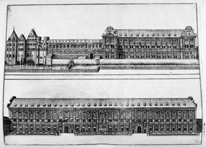 Linnan suunnittelu, 1664 tekijältä Georg Andreas Bockler