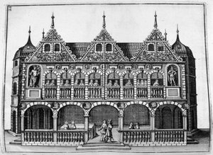 Linnan suunnittelu, 1664 tekijältä Georg Andreas Bockler
