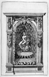 Suihkulähde, luolasuunnittelu, 1664.