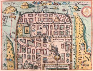 Jerusalem, Israel - Georg Braunin teoksessa 