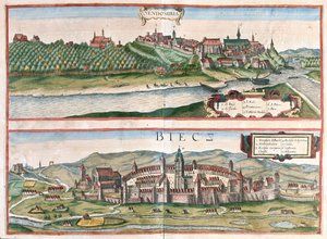 Sandomierz - Biecz, Puola - Georg Braunin teoksessa 