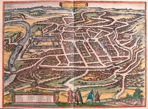 Vilna, Liettua- Georg Braunin teoksessa 
