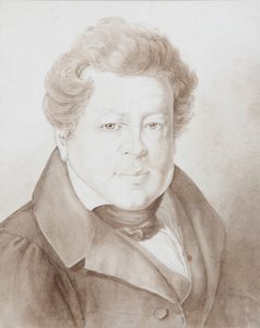 Aleksanteri Ivanovitš Turgenevin muotokuva 1784-1845, 1833 tekijältä Georg Christian August Kestner