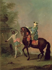 Keisarinna Elizabeth Petrovnan muotokuva tekijältä Georg Christoph Grooth