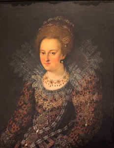 Saksa: Muotokuva Barbara Sophia von Brandenburg Muotokuva Barbara Sophie Brandenburgin muotokuva Barbara Sophie of Brandenburg tekijältä Georg Donauer
