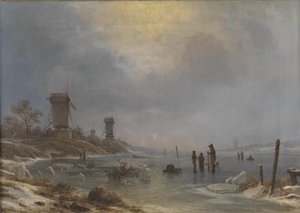 Talvipäivä Elben rannalla tekijältä Georg Emil Libert