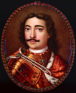 Keisari Pietari I Suuren muotokuva 1672-1725. tekijältä Georg Friedrich Dinglinger