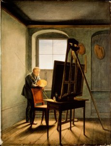 Caspar David Friedrich seinem Atelierissa
