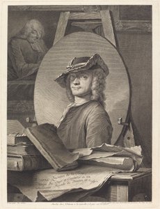 Maurice Quentin de la Tour tekijältä Georg Friedrich Schmidt after Maurice Quentin de La Tour