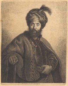 Persialainen tekijältä Georg Friedrich Schmidt after Rembrandt van Rijn