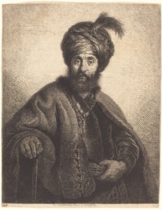 Persialainen tekijältä Georg Friedrich Schmidt after Rembrandt van Rijn