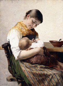 Äiti ja lapsi tekijältä Georg Jacobides