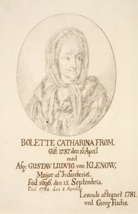 Muotokuva Bolette Catharina From