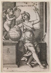 Astrologia, sarjasta "The Liberal Arts" tekijältä Georg Pencz