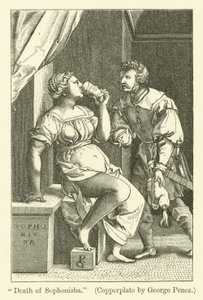 Sophonisban kuolema tekijältä Georg Pencz