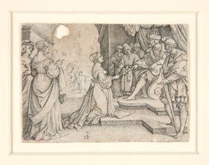 Ester ennen Ahasverusta tekijältä Georg Pencz