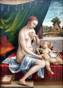 Saksa: Venus und Amor Venus ja Amor Venus ja Amor tekijältä Georg Pencz
