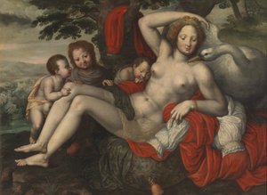 Leda ja joutsen, 1500-luvun puoliväli