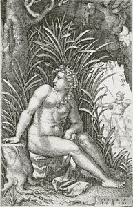 Procris tappoi Cephalus tekijältä Georg Pencz