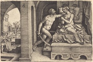 Tarquin ja Lucretia tekijältä Georg Pencz
