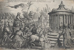 Siveyden voitto rakkaudella, Petrarkan voitoista. tekijältä Georg Pencz