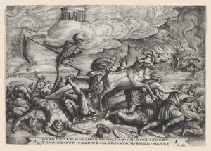 The Triumph of Death on Time, Petrarkan voitosta. tekijältä Georg Pencz