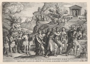 Rakkauden voitto, Petrarkan voitosta. tekijältä Georg Pencz