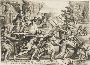 The Triumph of Time, levy neljä teoksesta The Triumphs of Petrarch tekijältä Georg Pencz