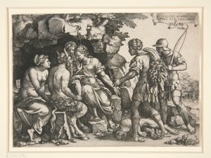 Thetis ja Chiron tekijältä Georg Pencz
