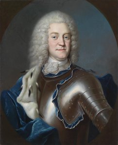 Christian Ludwig II:n muotokuva, 1683-1756 Mecklenburgin herttua, 1731-1732 tekijältä Georg Weissmann