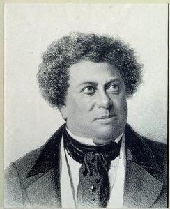 Muotokuva kirjailijasta Alexandre Dumas (1802-1870)