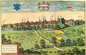 Bethune tekijältä Georg and Hogenberg Franz (1535 90) Braun
