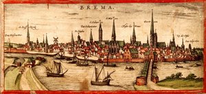 Bremen tekijältä Georg and Hogenberg Franz (1535 90) Braun