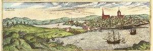 Tukholma, Ruotsi tekijältä Georg and Hogenberg Franz (1535 90) Braun