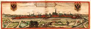 Wien, Itävalta tekijältä Georg and Hogenberg Franz (1535 90) Braun