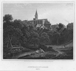Dumfermling Abbey, Fifeshire (kaiverrus)