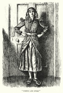 Il·lustració per a Trilby de George du Maurier (gravat) finlandès tekijältä George (after) Du Maurier