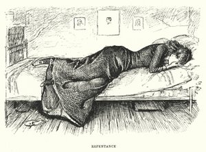 George du Maurierin kuvitus Trilbylle (kaiverrus) tekijältä George (after) Du Maurier