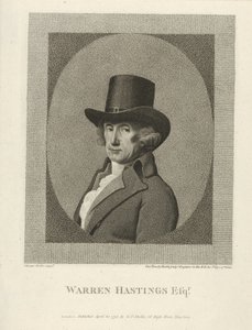 Warren Hastingsin muotokuva, Esq., pub. 1795 (kaiverrus)