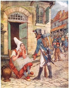 Jeanette ja Jeannot, kuvitus teoksesta "A Picture Song Book", 1910