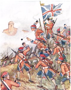 British Grenadiers, kuvitus "A Picture Song Book" -kirjasta, 1910
