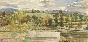Kilburn Hampsteadin suuntaan, 1858 (wc paperille)