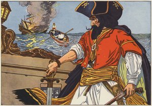 Blackbeard, kuuluisin Atlantin rannikon merirosvoista