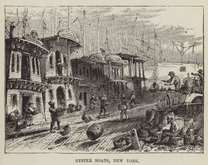 Oyster Boats, New York tekijältä George Augustus Sala