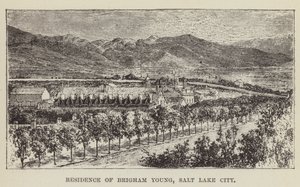 Brigham Youngin asuinpaikka, Salt Lake City tekijältä George Augustus Sala