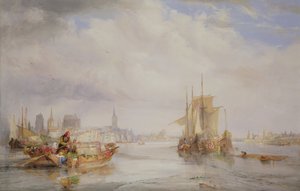 Köln Reinin rannalla, 1835