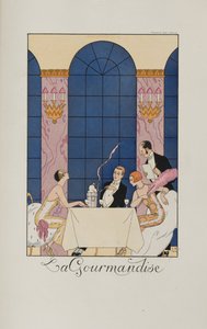 Röyhelöitä ja röyhelöitä: La Gourmandise, 1924.