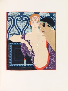 Kuvitus Pierre Louÿsin teokselle Les Chansons de Bilitis The Songs of Bilitis, 1922.