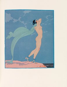 Kuvitus Pierre Louÿsin teokselle Les Chansons de Bilitis The Songs of Bilitis, 1922.