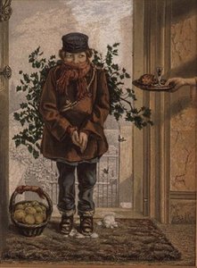 Joulun aika (tulostus) tekijältä George Baxter
